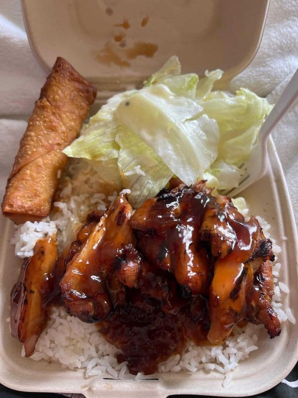 Chicken With Egg Roll